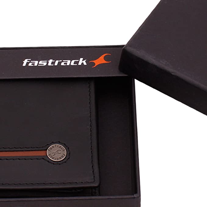 Rfid Wallet Fastrack Leather Wallet Fastrack Brown Formal Leather